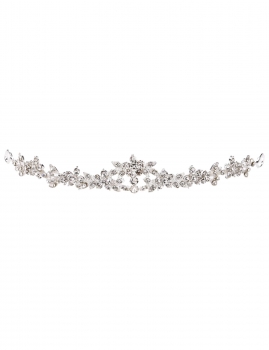 

Wedding Bridal Party Rhinestone Flower Tiara Crown Headband