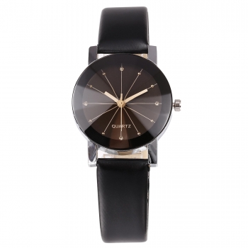 

Black Chic Analog Quartz Stainless Steel Women Wrist Watch, Multicolor