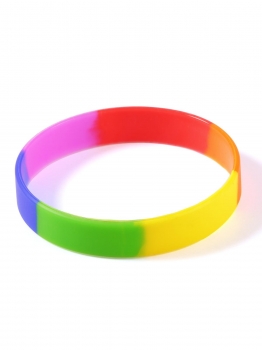 

Unisex Sports Coloful Silicone Wrist Band Bracelet