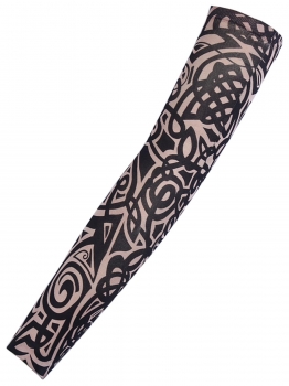 

Color 1 Men Bike Bicycle Cycling UV Sun Protection Tattoo Arm Cuff Stretchy Sleeve Cover, Multicolor