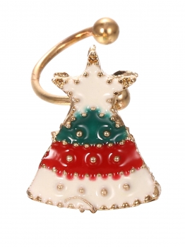 

Women 1 PC Fashion Jewelry Christmas Earring Xmas Drop Dangle Earring Ear Clip, Multicolor
