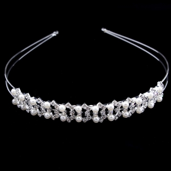 

Women Fashion Bridal Rhinestone Tiara Wedding Party Headband Hair Accessories