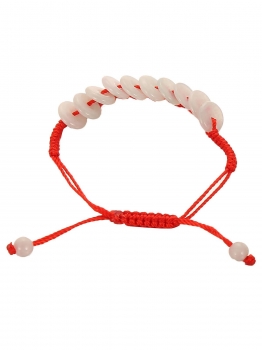 

Women Artificial Jade Adjustable Braided Bracelet Chinese Lucky Bracelets