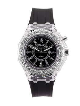 

Women Round Alloy Analog Buckle Quartz Battery Watch, Multicolor