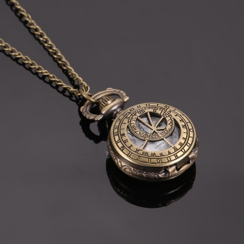 

Hollow Round Quartz Half Hunter Vintage Style Sweater Chain Pocket Watch