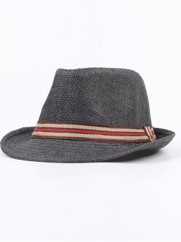 

New Unisex Fashion Summer Spring British Style Straw Braided Casual Beach Hat, Multicolor