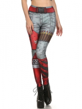 

Women Casual Printing Stretchy Skinny Full Length Leggings, Multicolor