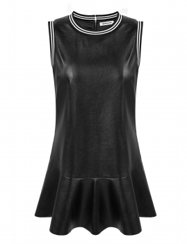 

Boylymia Black 2016 Trends Sleeveless O-neck Casual Dresses, Multicolor