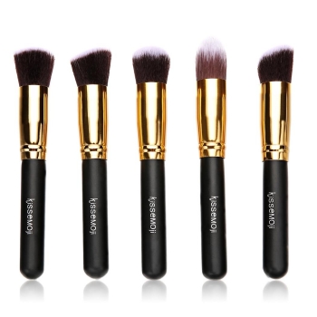 

Kissemoji Cosmetics Foundation Blending Blush Eyeliner Face Powder Brush Makeup Brush Set, Multicolor
