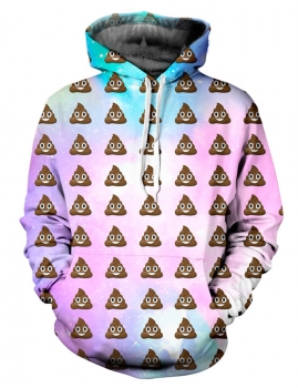 

White Miageek Couple Funny Emoji Printed Hoodies & Sweatshirts, Multicolor