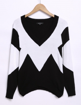 

White Miageek 2016 Trends Fall Style Sweater & Blouses T-Shirts, Multicolor