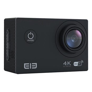 

Black Original ELE CAM Explorer 4K Ultra HD Sports DV WiFi IP68 Waterproof Action Camera