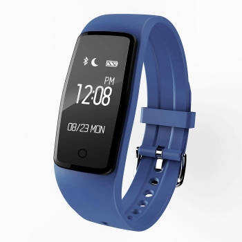 

Navy blue Touchscreen Sport Step Waterproof Bluetooth Smart Bracelet, Multicolor