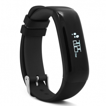 

Black V07 Waterproof Smart Bluetooth Bracelet Wristband Watch Fitness Pedometer For IOS Android Phone, Multicolor