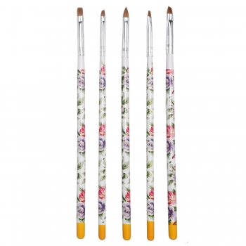 

5pcs Acrylic UV Gel Nail Dotting Painting Polish DIY Brush Pen Tool set, Multicolor