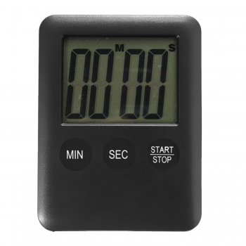 

Black LCD Digital Kitchen Timer Count Up Down Cooking Alarm