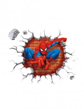

3D Wall Stickers Great Character Removable Decals Boys Room Home Wall Decoration