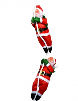 

New 2Pcs Cute Christmas Santa Claus Doll Christmas Tree Decorations with Rope