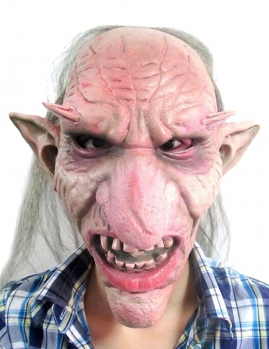 

Goblin Horror Mask Latex Mask Full Face Mask Halloween Costume Party Props, Pink