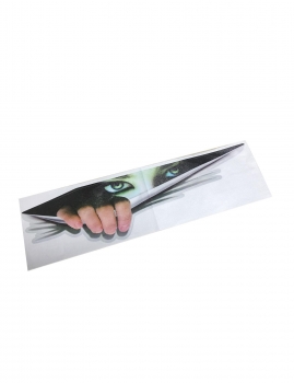 

Funny 3D Peel Auto Rearview Decal Car Body Decorative Stickers, Multicolor