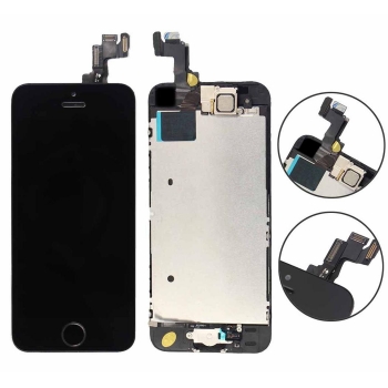 

Touch Screen Digitizer LCD Display Full Replacement Assembly For iPhone 5S, Multicolor
