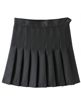 

Women High Waist Solid Mini Pleated Skater Tennis Skirt, Multicolor
