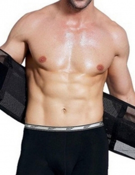 

Men Breathable Girdle Sport Body Waist Shaper Wrapper Slimming Trimmer Belt, Multicolor