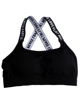

Women Spaghetti Strap Back Hollow Out Bra, Multicolor