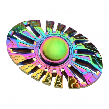

Oval Shape Colorful Game Hand Spinner Toys Alloy Metal Finger Toys