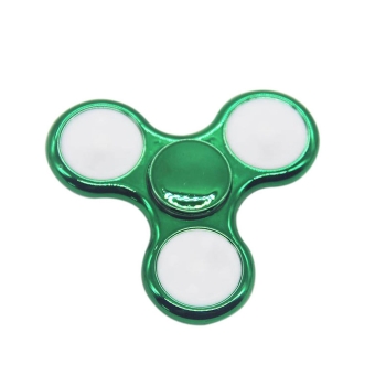 

Bright Color Electroplate Hand Spinner LED with Switch Fidget Desk Focus Toy, Multicolor