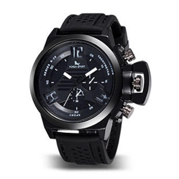

Men Silicone Strap Analog Causal Sport Quartz Wrist Watches, Multicolor