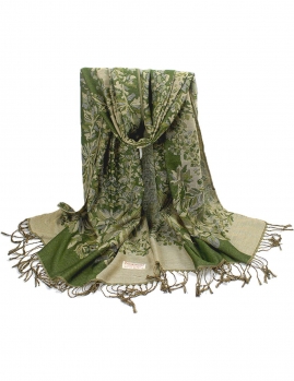 

Army green Women Stylish Soft Long Jacquard Scarf Winter Large Wrap Shawl Stole, Multicolor