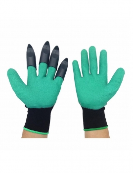 

Green Digging Planting Garden Gloves with 4 ABS Plastic Claw
