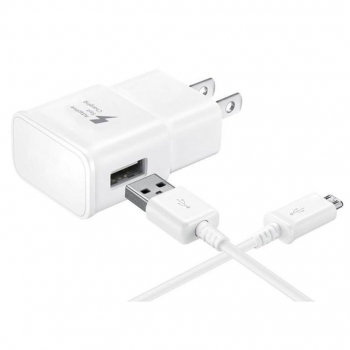 

Adaptive Fast Rapid Wall Charger For Samsung S6 S7 Edge Note 4 5 with 5ft Cable, Multicolor