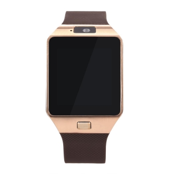 

Gold DZ09 Bluetooth Smartwatch with Camera for iPhone & Android, Multicolor