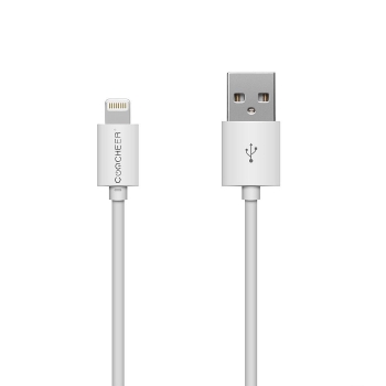 

Coocheer USB Cable 1m with Ultra-Compact Connector Head for iPhone 6 6Plus 5s 5c 5, iPad Air mini mini2, White