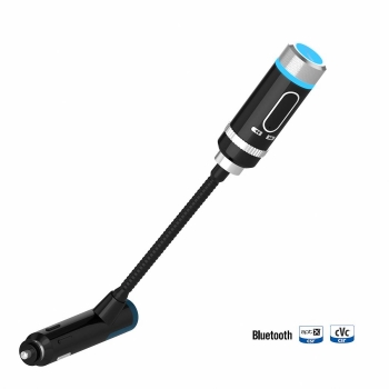 

Coocheeer Wireless Bluetooth FM Transmitter Radio Adapter Handsfree Car Kit, Multicolor