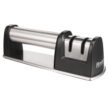 

Homdox Stainless Steel Kitchen Home 2 Steps Handheld Cutting Sharpener