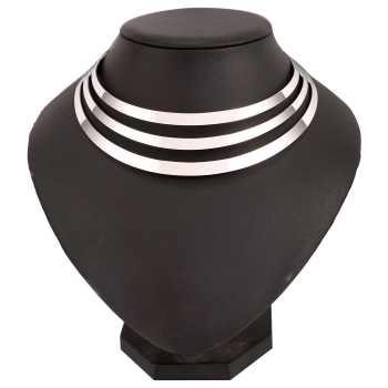 

Women Fashion Punk Style Metal Charm Choker Statement Bib Chain Necklace, Multicolor