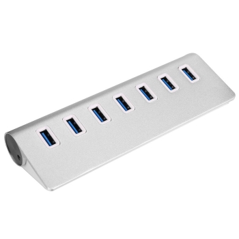 

New 7-Port Aluminum Alloy USB 3.0 Hub for PC Laptop Notebook Desktop