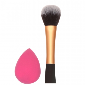 

Kissemoji(TM) Foundation makeup brush with puff multi shape sponges