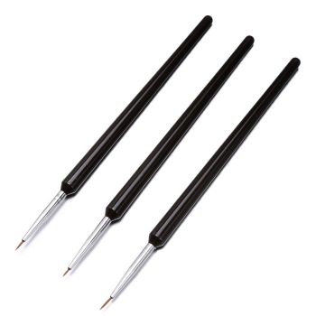 

3 pcs Tiny Nail Art Painting Drawing Brush Pen Set